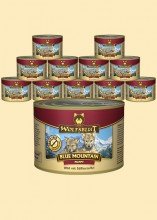 Warnicks Tierfutterservice Wolfsblut Blue Mountain Puppy Nassfutter für Welpen mit Wildfleisch 6 x 200 g - 1